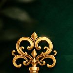 KalKam Keys gold key emblem on deep emerald green